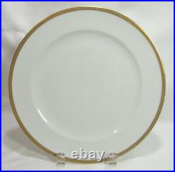 Okura Art China Japan Porcelain Rare GOLD ETCHING Four (4) Dinner Plates VGC