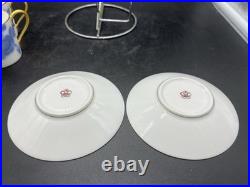 Okura Art China Vintage Blue Rose teacup and saucer set