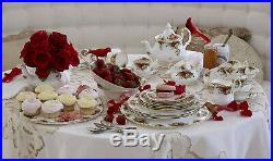 Old Country Roses Royal Albert Service for 4 ENGLAND Bone China 22k gold NOS