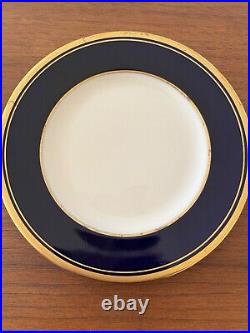 Old ivory syracuse china cobalt blue with gold trim