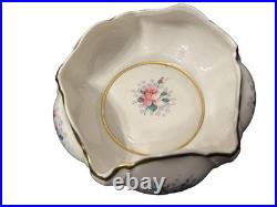 Osborne Vintage Handpainted candy/trinket dish with22 KT. Gold Porcelain China