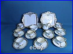Paragon Fine Bone China c. 1923-1933 Heavily Gilded Tea Set 25 Pieces