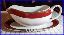 Pegasus China Set, Red And Gold, 50 Pc