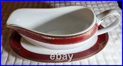 Pegasus China Set, Red And Gold, 50 Pc