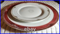 Pegasus China Set, Red And Gold, 50 Pc