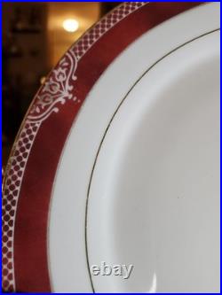 Pegasus China Set, Red And Gold, 50 Pc