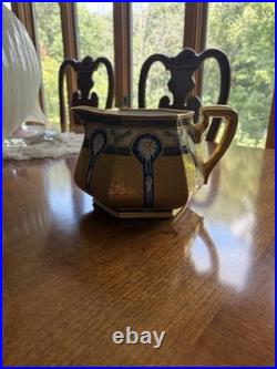 Pickard Victoria Gold Porcelain Tea Pot Vintage China