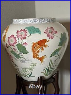 Porcelain Vase Vase Of The Golden Carp