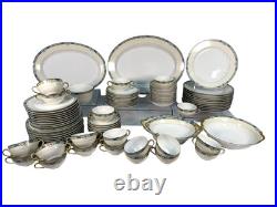 Pre-WWII Noritake China Duluth Pattern Estate Dinnerware Service Massive VTG