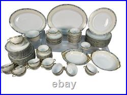 Pre-WWII Noritake China Duluth Pattern Estate Dinnerware Service Massive VTG