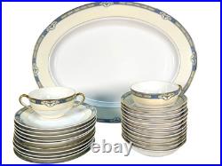 Pre-WWII Noritake China Duluth Pattern Estate Dinnerware Service Massive VTG