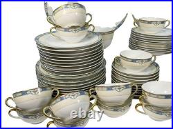 Pre-WWII Noritake China Duluth Pattern Estate Dinnerware Service Massive VTG