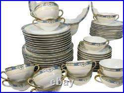 Pre-WWII Noritake China Duluth Pattern Estate Dinnerware Service Massive VTG