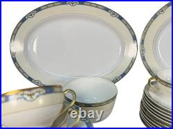 Pre-WWII Noritake China Duluth Pattern Estate Dinnerware Service Massive VTG