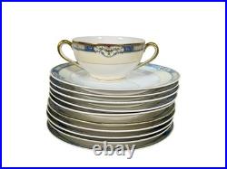 Pre-WWII Noritake China Duluth Pattern Estate Dinnerware Service Massive VTG