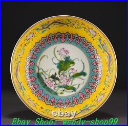 QIanlong Marked Yellow Colour Enamel Porcelain Gilt Lotus writing-brush washer QIanlong Marked Yellow Colour Enamel Porcelain Gilt Lotus writing-brush washer