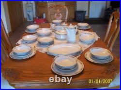 Queen Anne Signature Collection Vtg Porcelain China Grouping 43 Piece Grouping
