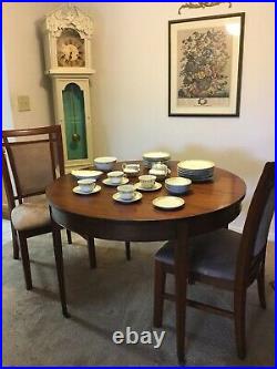 RARE Antique 37-Piece 1920 Buffalo China Dresden Pattern Gold Coin Trimmed