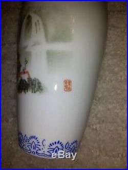 RARE JINGDEZHEN Chinese Gold Eggshell Porcelain Vases SET OF 4 RARE
