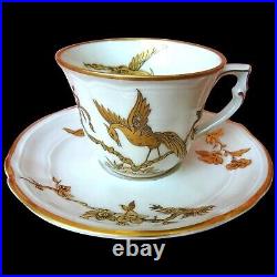 RARE LIMOGES Bernardaud Cabinet Demitasse Cup And Saucer, Commemorate Queen Eliz RARE LIMOGES Bernardaud Cabinet Demitasse Cup And Saucer, Commemorate Queen Eliz