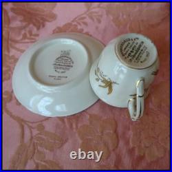 RARE LIMOGES Bernardaud Cabinet Demitasse Cup And Saucer, Commemorate Queen Eliz RARE LIMOGES Bernardaud Cabinet Demitasse Cup And Saucer, Commemorate Queen Eliz