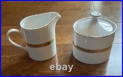 RETRONEU IMPERIAL GOLD SET Porcelain with 22K Gold Band. 44 Piece Service For 8 RETRONEU IMPERIAL GOLD SET Porcelain with 22K Gold Band. 44 Piece Service For 8