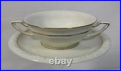 ROSENTHAL china GOLD BAND MARIA 111-piece SET SERVICE for 12 Thin Gold Band
