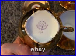RW 1940-1949 gold china tea set, great condition, no chips or cracks RW 1940-1949 gold china tea set, great condition, no chips or cracks