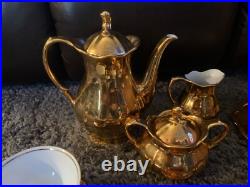 RW 1940-1949 gold china tea set, great condition, no chips or cracks RW 1940-1949 gold china tea set, great condition, no chips or cracks