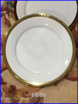 Ralph Lauren China Academy Gold Dinner Plate Set of 8