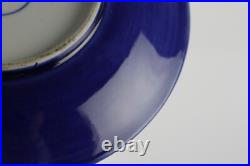 Rare 18th century Antique Japanese Chinese export porcelain blue and Gold plates