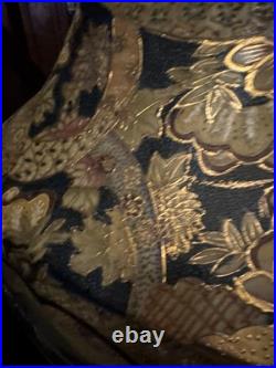 Rare Large China Gold Paint HandPainted Porcelain Antique Vase Stunning