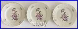 Rare! Royal Copenhagen Denmark Floral Salad/Luncheon Plates Gold Trim Set of 10 Rare! Royal Copenhagen Denmark Floral Salad/Luncheon Plates Gold Trim Set of 10