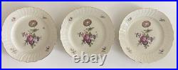 Rare! Royal Copenhagen Denmark Floral Salad/Luncheon Plates Gold Trim Set of 10 Rare! Royal Copenhagen Denmark Floral Salad/Luncheon Plates Gold Trim Set of 10
