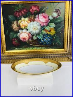 Rare Vnt Limoges France gold-encrusted China For 10 with Royal China gold stamp