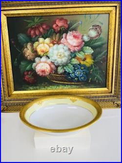 Rare Vnt Limoges France gold-encrusted China For 10 with Royal China gold stamp