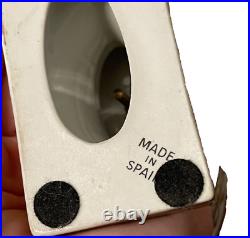 Regency Gold Gilded Reticulated Compote Made In Spain Oval Porcelain China