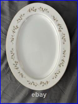 Rose China Japan Fine China Service For 12, Gold Leaf Design