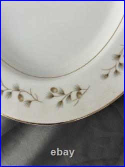 Rose China Japan Fine China Service For 12, Gold Leaf Design