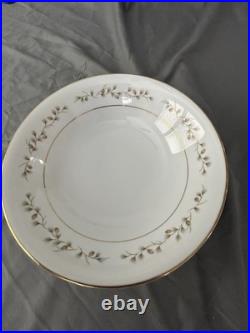 Rose China Japan Fine China Service For 12, Gold Leaf Design