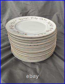Rose China Japan Fine China Service For 12, Gold Leaf Design
