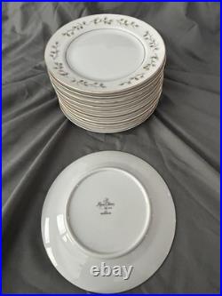 Rose China Japan Fine China Service For 12, Gold Leaf Design