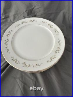 Rose China Japan Fine China Service For 12, Gold Leaf Design