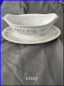 Rose China Japan Fine China Service For 12, Gold Leaf Design