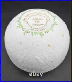 Rosenthal Magic Flute White Green Leaves 7.75 Vegetable Bowl Bjorn Wiinblad