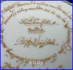 Rosenthal Magic Flute White Green Leaves 7.75 Vegetable Bowl Bjorn Wiinblad