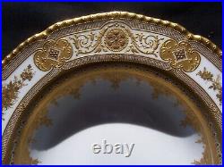 Royal Crown Derby Bi Color Raised Gold Encrusted Bowl Bearing Royal Warrant10