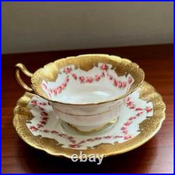 Royal Doulton Rose Garland Gold Cup Saucer Royal Doulton Rose Garland Gold Cup Saucer