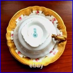 Royal Doulton Rose Garland Gold Cup Saucer Royal Doulton Rose Garland Gold Cup Saucer