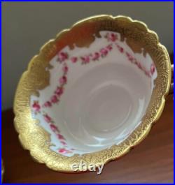 Royal Doulton Rose Garland Gold Cup Saucer Royal Doulton Rose Garland Gold Cup Saucer